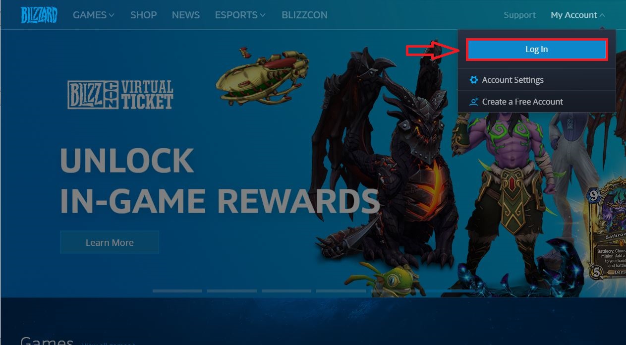 Battle.net Login