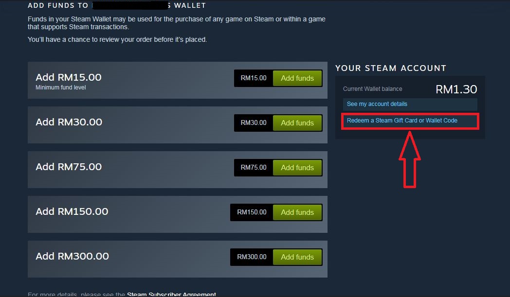 How To Redeem Steam Wallet Code(MY) - Customer Support