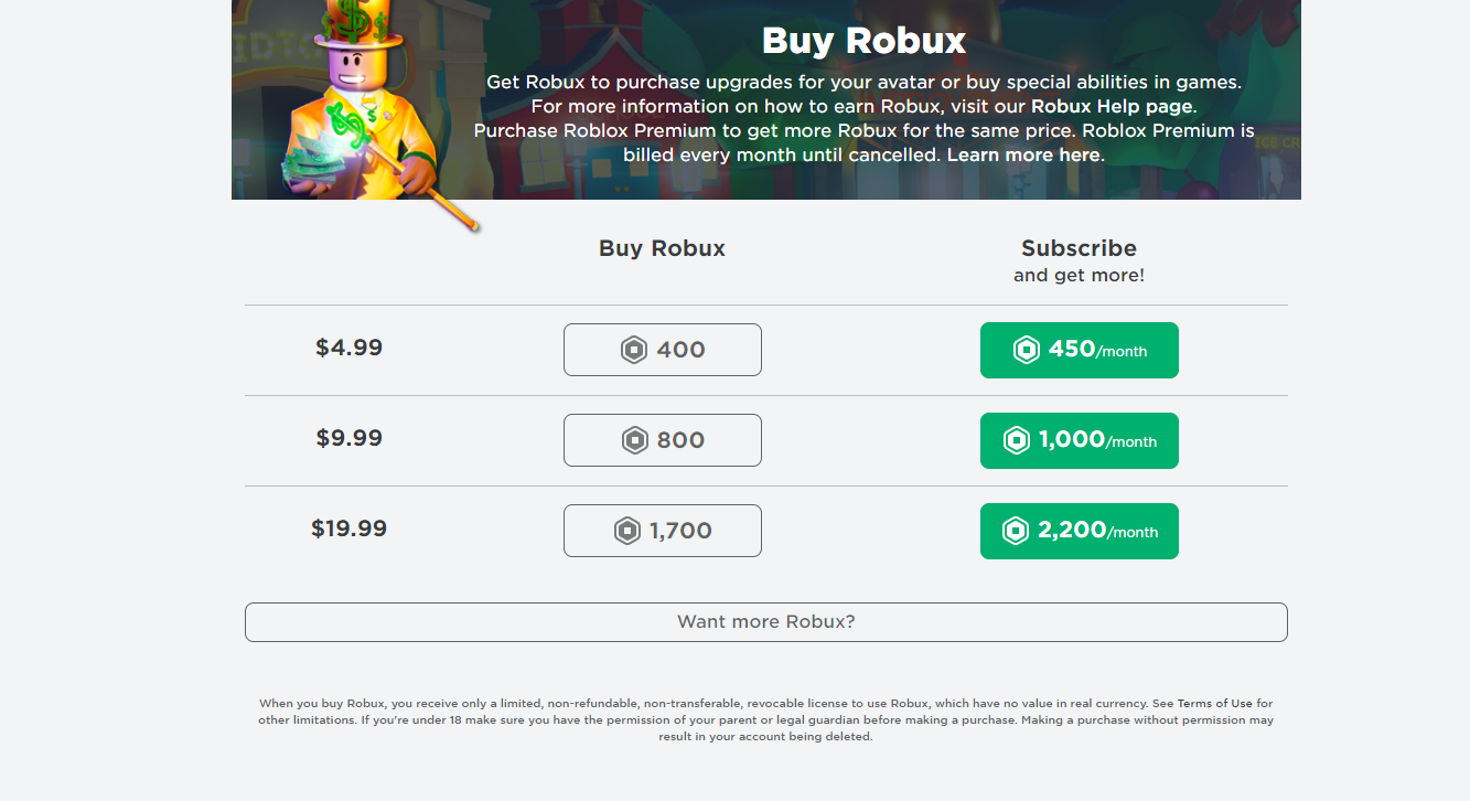 roblox robux redeem