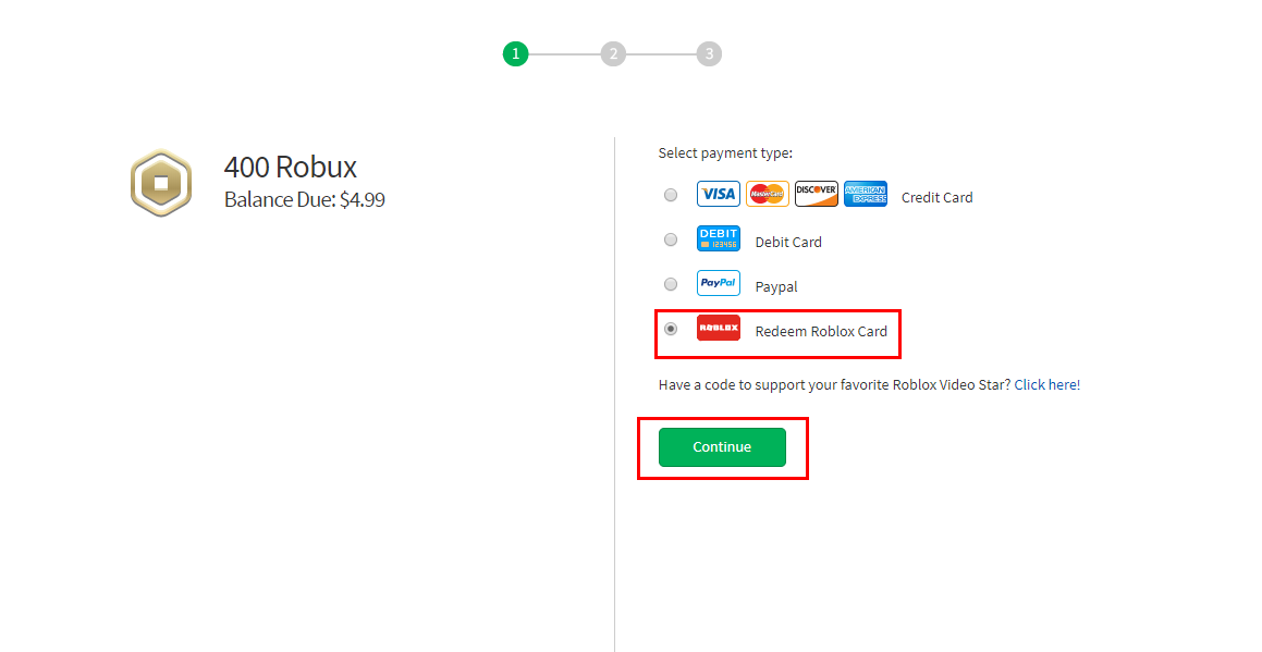 Roblox Redemption Page For Robux Card
