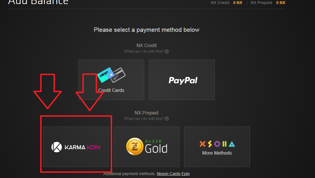 Cara Redeem Kode Voucher Nexon Karma Koin Us Customer Support