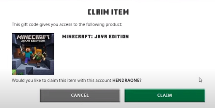 Free: Minecraft Premium Account Code; GIN 26095 - Video Game Prepaid Cards  & Codes -  Auctions for Free Stuff