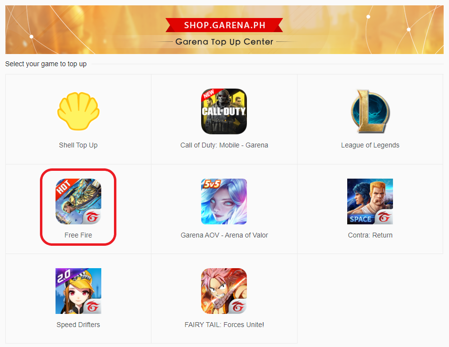 How to Redeem Free Fire Garena Shell Customer Support