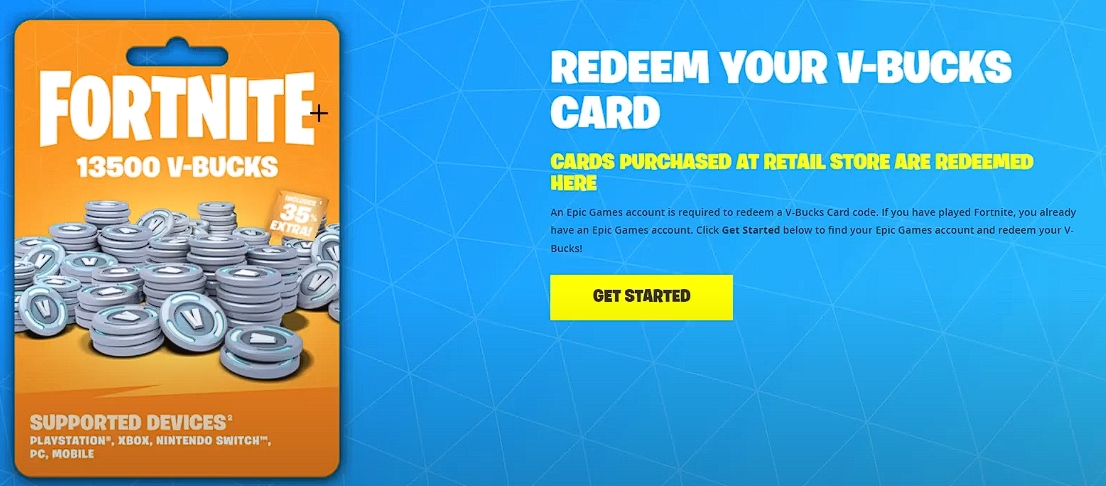 Fortnite v bucks discount code nintendo switch